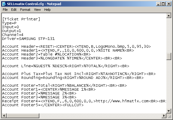 Account Printing Script