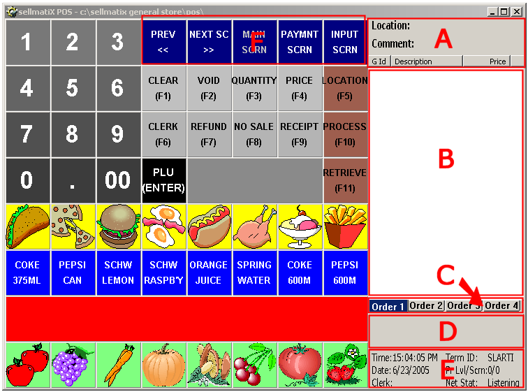 SELLmatix Sample Start Screen