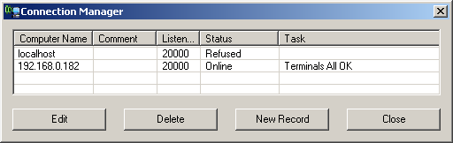 SELLmatix Control Connection Manager