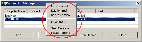 Edit Terminal Display